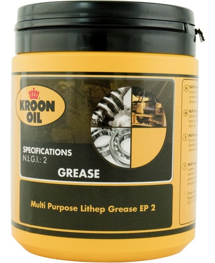 Kroon Oil Multi Purpose Lithep Vet Ep2nlg1:2 600gr