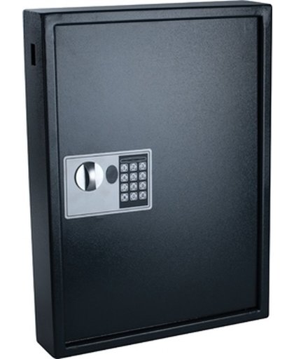 Pavo sleutelkast voor 50 sleutelhangers formaat 10 x 40 x 55 cm zwart