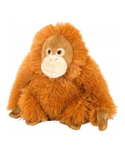 Pluche knuffel orang oetan oranje 20 cm