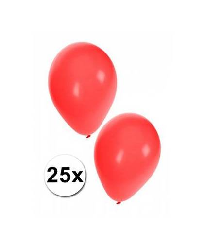 25x rode ballonnen
