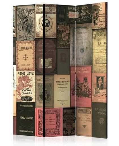 Vouwscherm - Oude Boeken 135x172 cm