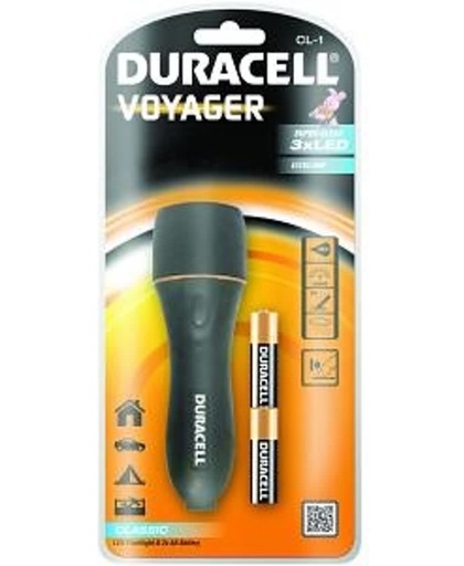 Duracell CL-1 Zaklamp LED Zwart zaklantaarn