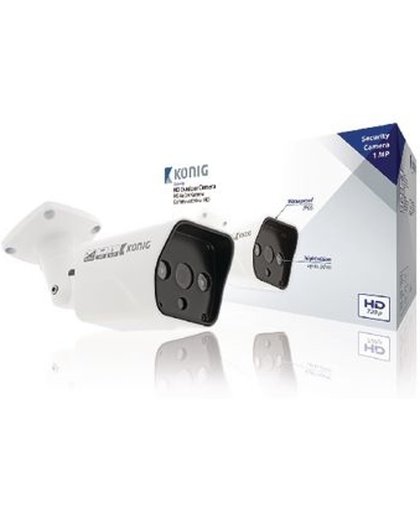 König SAS-AHDCAM11 CCTV security camera Binnen & buiten Rond Wit 1280 x 720Pixels bewakingscamera