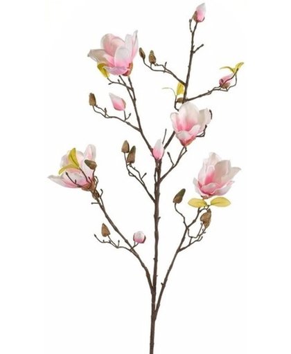 Kunst Magnolia tak 105 cm roze - Kunstbloem