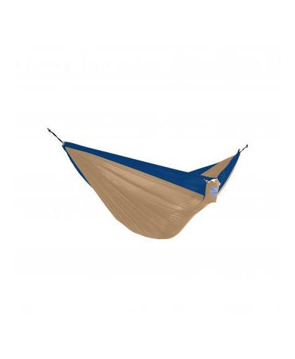 Vivere tweepersoons parachute reishangmat - beige / marine blauw
