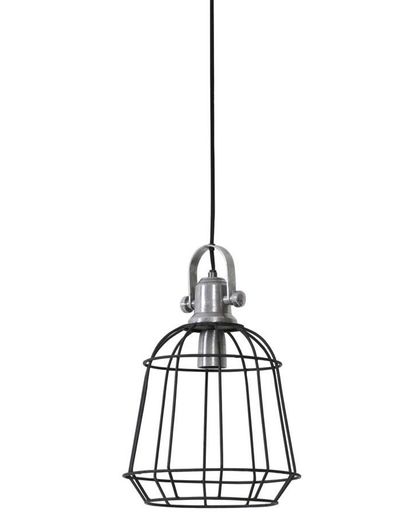 Light & Living Hanglamp  NANI Ø27x39 cm  -  draad industr. grijs-ruw aluminium