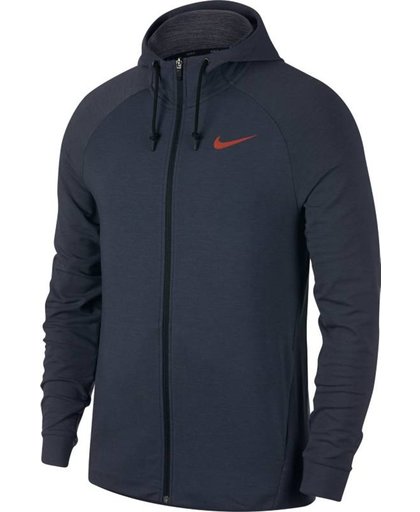 Nike Dry Fit hoodie LS Hoodie Heren - Grijs