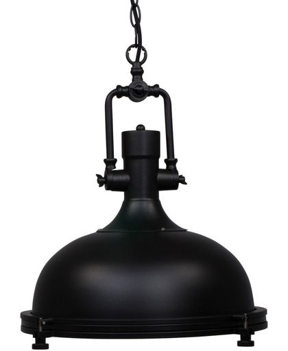 Industriële hanglamp Elmo zwart ø40 cm - Hanglamp Steinhauer - Hanglamp Zwart