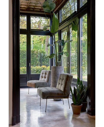 Riviera Maison Soho Lobby Chair - Granite - Loungestoel