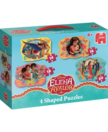 Disney Elena van Avalor 4in1 vormpuzzels