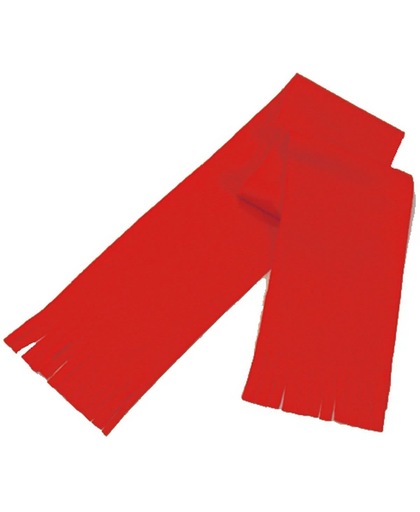 Voordelige kinder fleece sjaal  rood