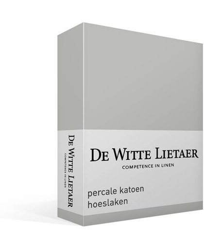 De Witte Lietaer - Jersey Elastan - Hoeslaken - Lits-jumeaux - 180x200 cm - Silver