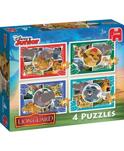 Disney Lion Guard 4in1 Puzzel
