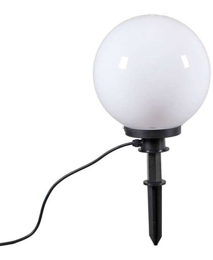 QAZQA Ball 30 Spike - Prikspot buitenlamp - 1 lichts - 300 mm - wit