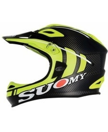 Suomy helm Jumper Carbon fluo (geel/mat zwart) - Helm