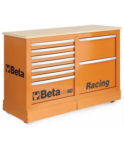 Beta gereedschapswagen Racing MD oranje