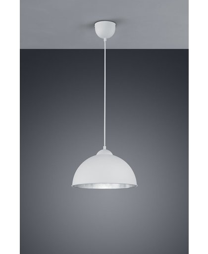 Reality, Hanglamp, Jimmy 1xE27, max.60,0 W Armatuur: Metaal, Wit Ø:31,0cm, H:127,0cm