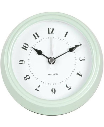 Alarm clock Fifties jade green, BOX32 Design