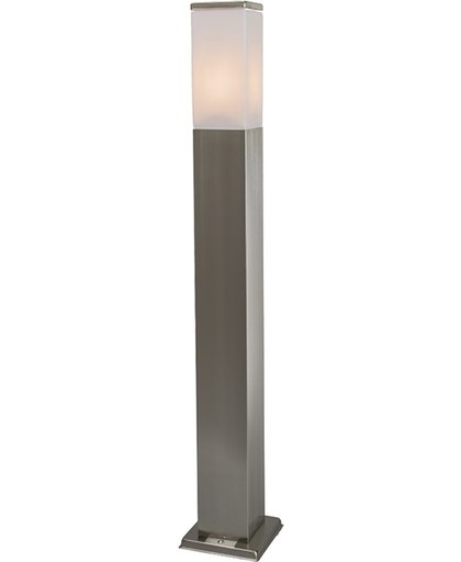 QAZQA Malios 80 - Terras en tuinpad verlichting - 1 lichts - 80 mm - staal