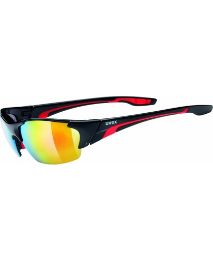 UVEX Blaze lll  - Sportbril - Volwassenen - Lenscat. 1 - ☁ - Rood