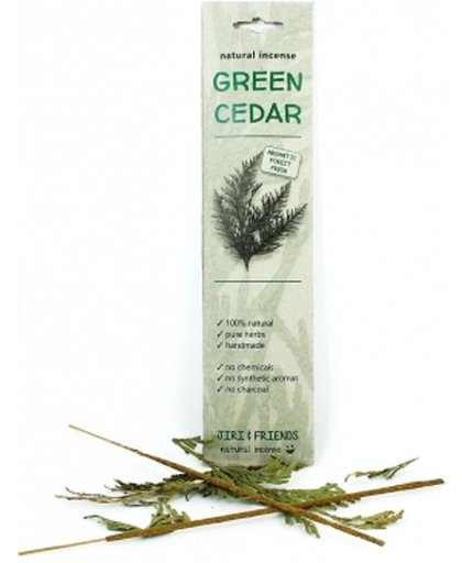 Green Cedar wierook (100% NATUURLIJK) Jiri & Friends