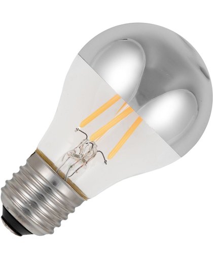 SPL LED filament kopspiegellamp zilver 4W grote fitting E27