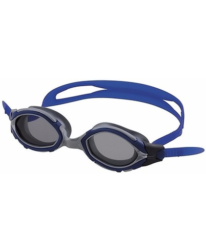 Professionele zwembril UV bescherming voor volwassenen blauw