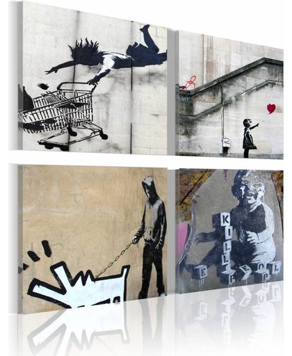 Schilderij - Banksy - vier originele ideeën