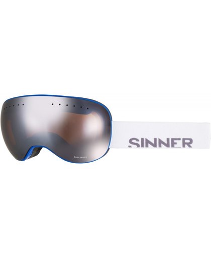 Sinner Eaglerock - Skibril - Volwassenen - Blauw/Wit