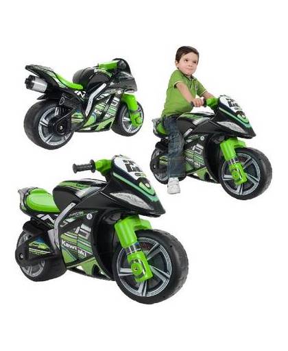 Injusa Kawasaki motor - zwart/groen