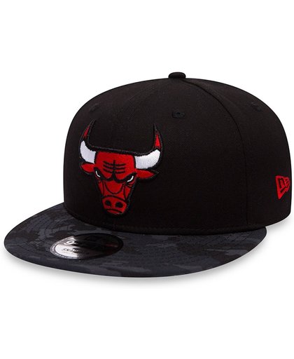 New Era 9Fifty Snapback Cap Chicago Bulls Zwart / Camo