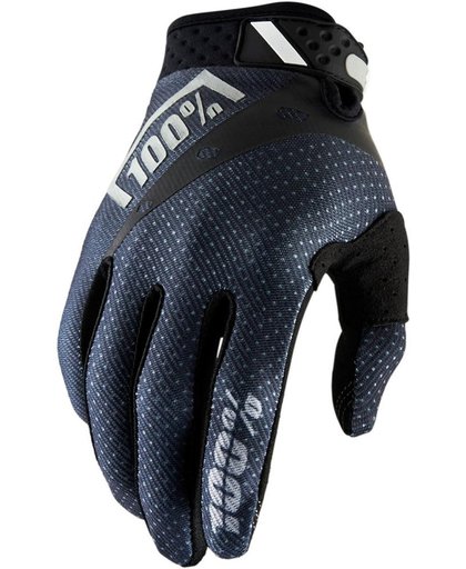 100% Ridefit fietshandschoenen zwart Handschoenmaat XL
