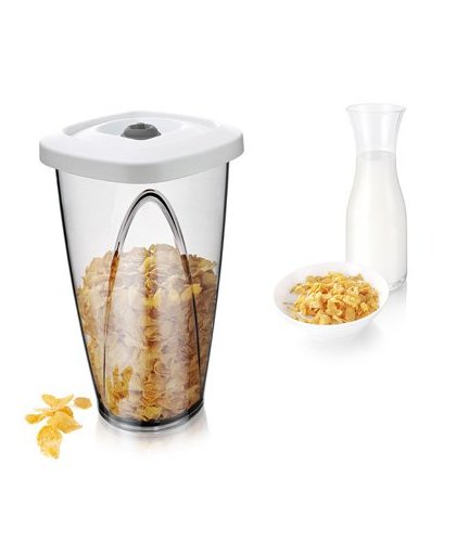 Tomorrow's Kitchen vacuum container - 2,3 L - wit/groen