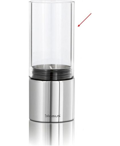 Blomus reserveglas voor het Faro windlicht - Uitvoering - Los doorzichtig glas (reserveglas voor de grote Faro 65091 )