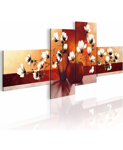 Schilderij - Magnolia - impression