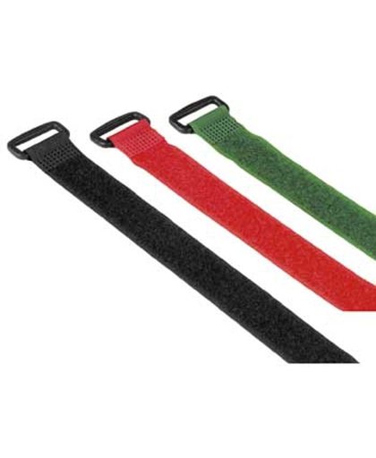 Hama Klittenband 250 mm 3x3 st. - Rood / Groen / Zwart