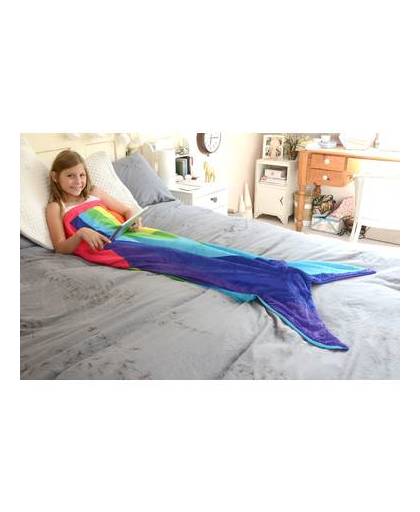 Snug-rug zeemeermin staart deken - regenboog