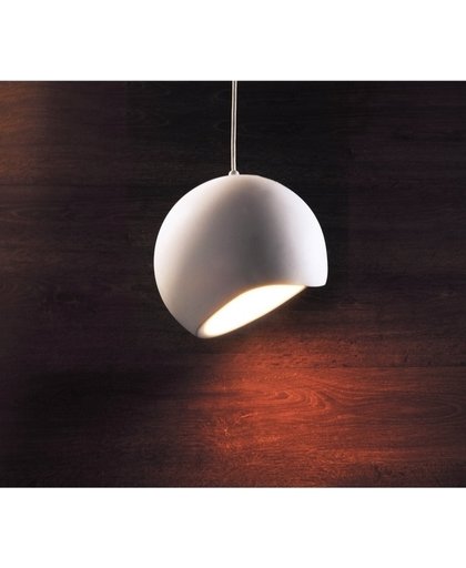 Zoomoi Osane - Hanglampen eetkamer - woonkamer- geschikt voor LED - overschilderbaar - Wit - gips