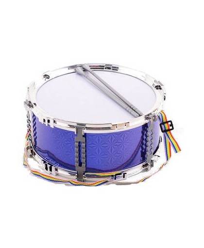 Johntoy drum met sticks blauw 30 cm