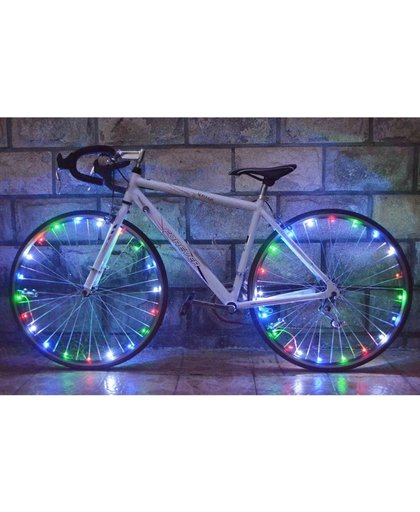 Fietswiel Verlichting Bike Lightning Spinning (Inclusief Batterijen)