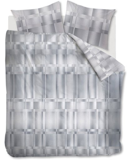 Kardol Titanium - Dekbedovertrek - Lits-jumeaux - 260x200/220 cm + 2 kussenslopen 60x70 cm - Grey
