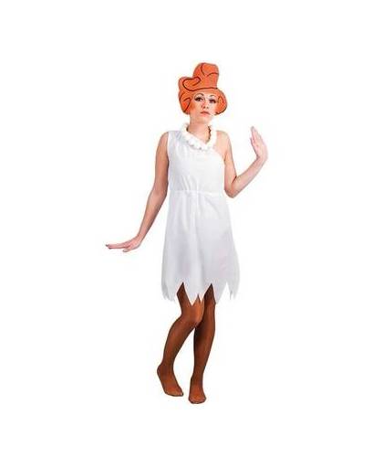 Wilma jurk met pruik voor dames l/xl (t-xl)