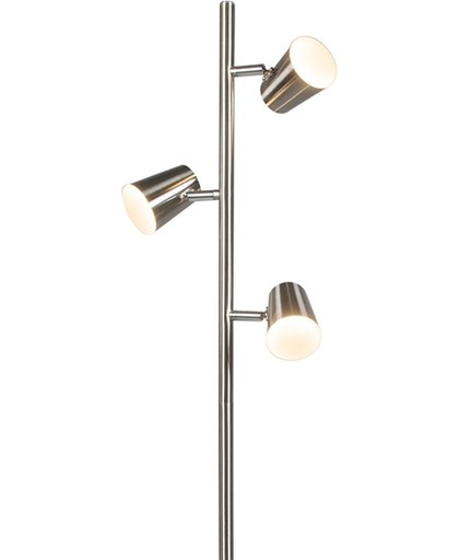 Trio Lighting FL Coupe - Vloerlamp - 3 lichts - staal