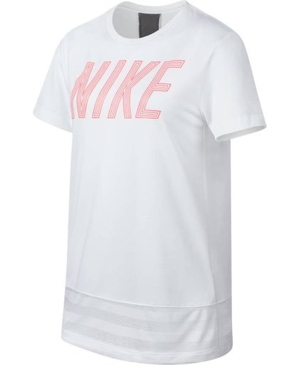 Nike Dry Core Top GX SS Sportshirt Kinderen - White