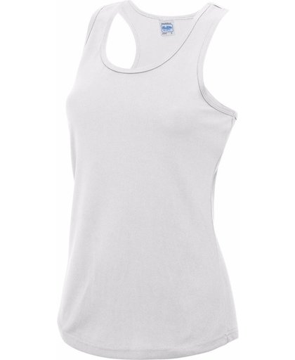 Wit sport singlet voor dames L (40) - sport hemdje