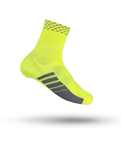 GripGrab Primavera Cover Sock Hi-Vis - Overschoenen - OneSize - Fluo Geel