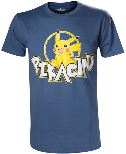 POKEMON - T-Shirt Pokemon Smiling Pikachu (S)