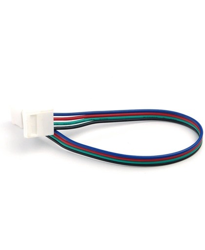 LED Strip RGB Klik Connector Waterdicht IP65, 4-Aderig, Soldeervrij