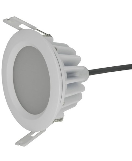 LED Inbouwspot 5W, Wit, Rond, Waterdicht IP65, Badkamer / Veranda