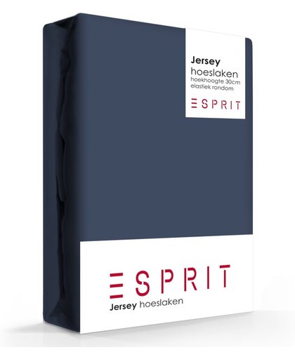 Esprit jersey Hoeslaken - 140/160x200/220 - Jeans